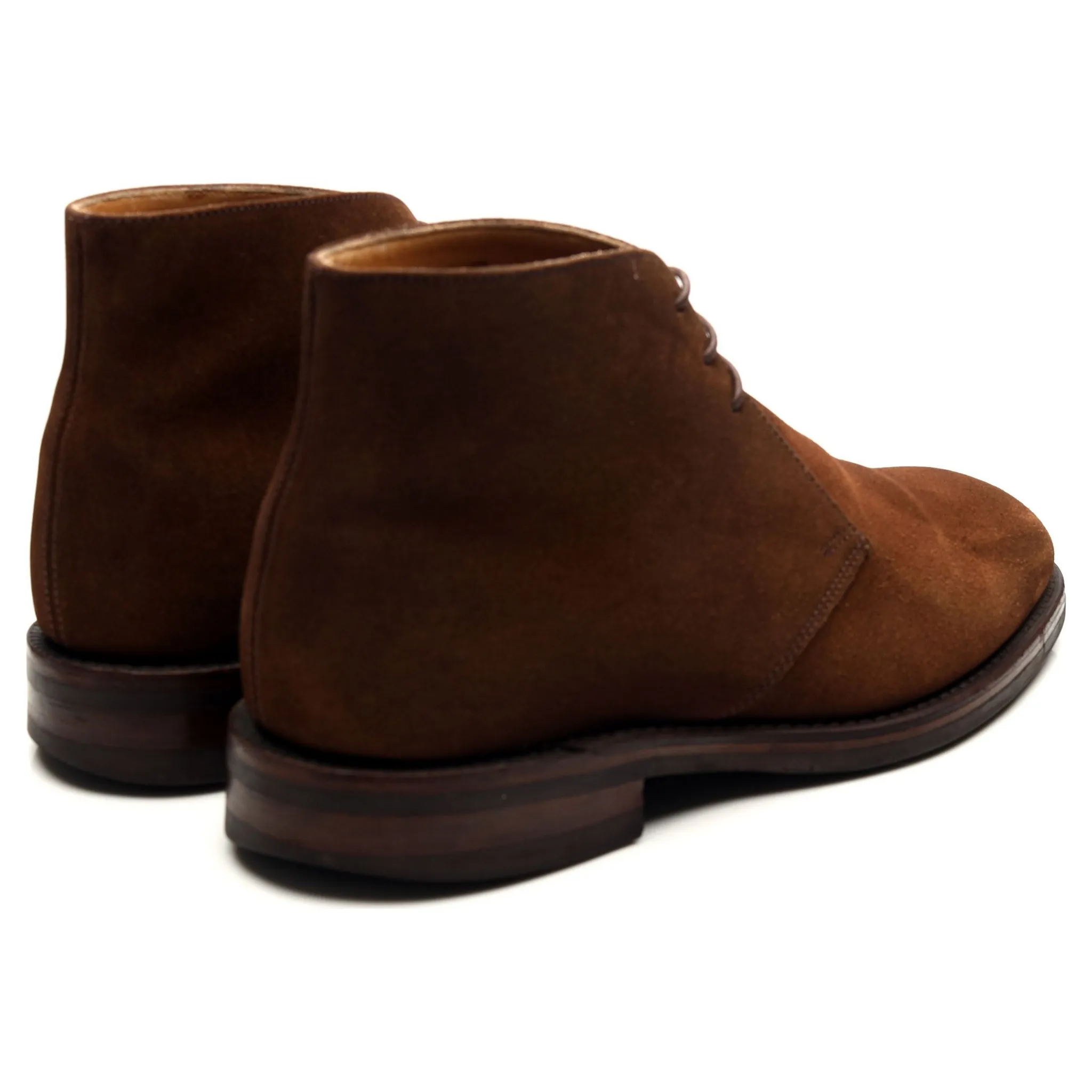 1880 'Kempton' Brown Suede Chukka Boots UK 6 F