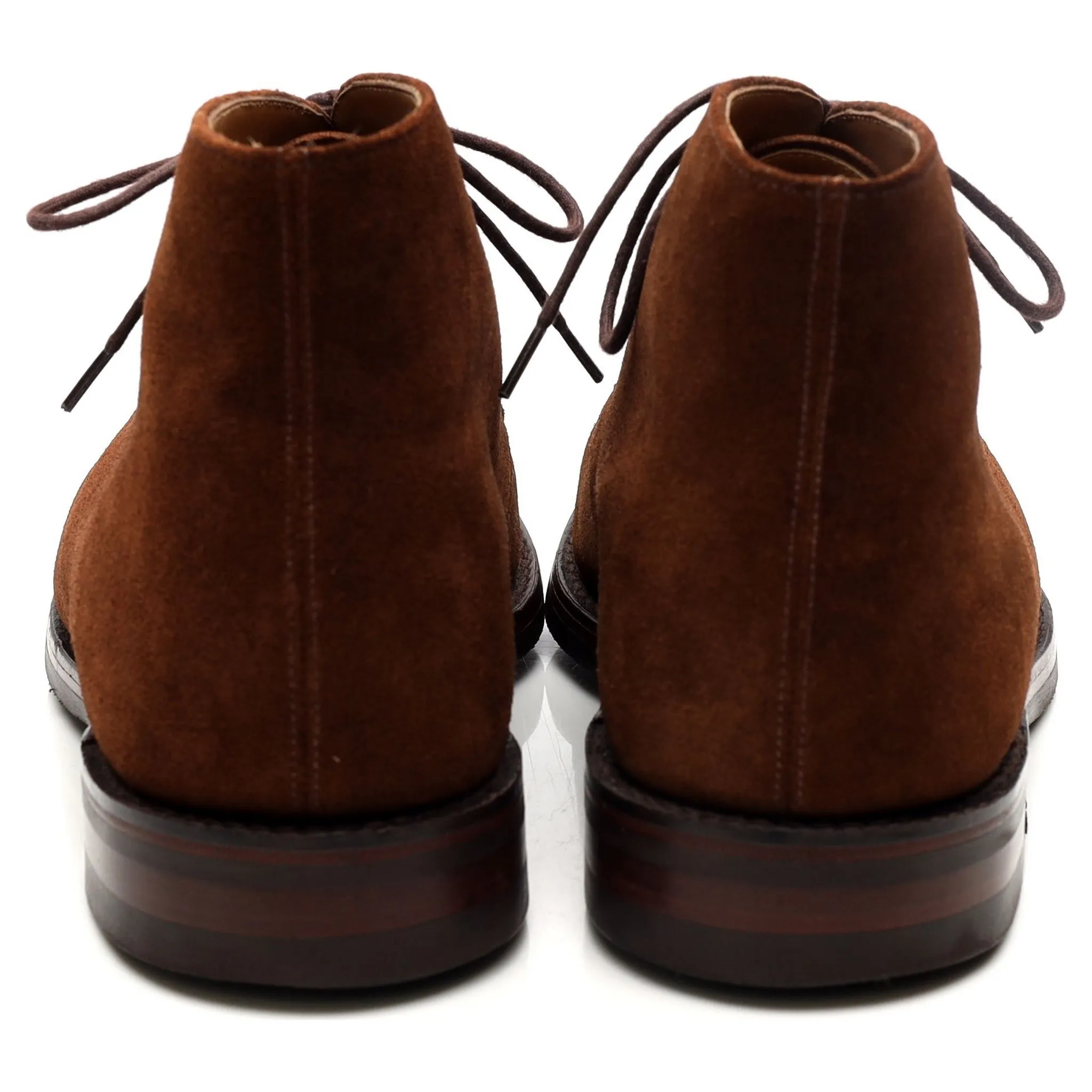 1880 'Kempton' Snuff Brown Suede Chukka Boots UK 8.5 F