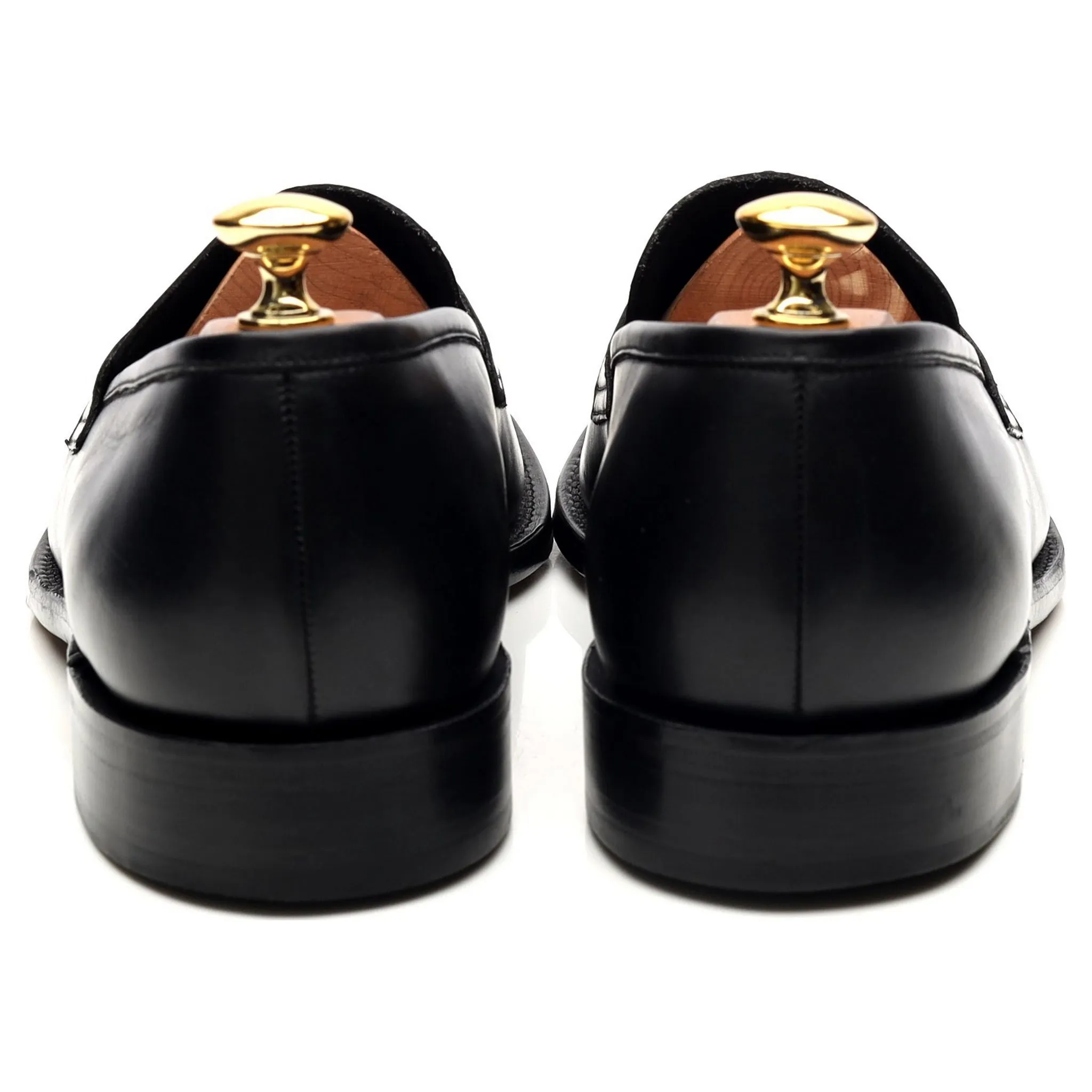 1880 'Leven' Black Leather Loafers UK 6.5 F