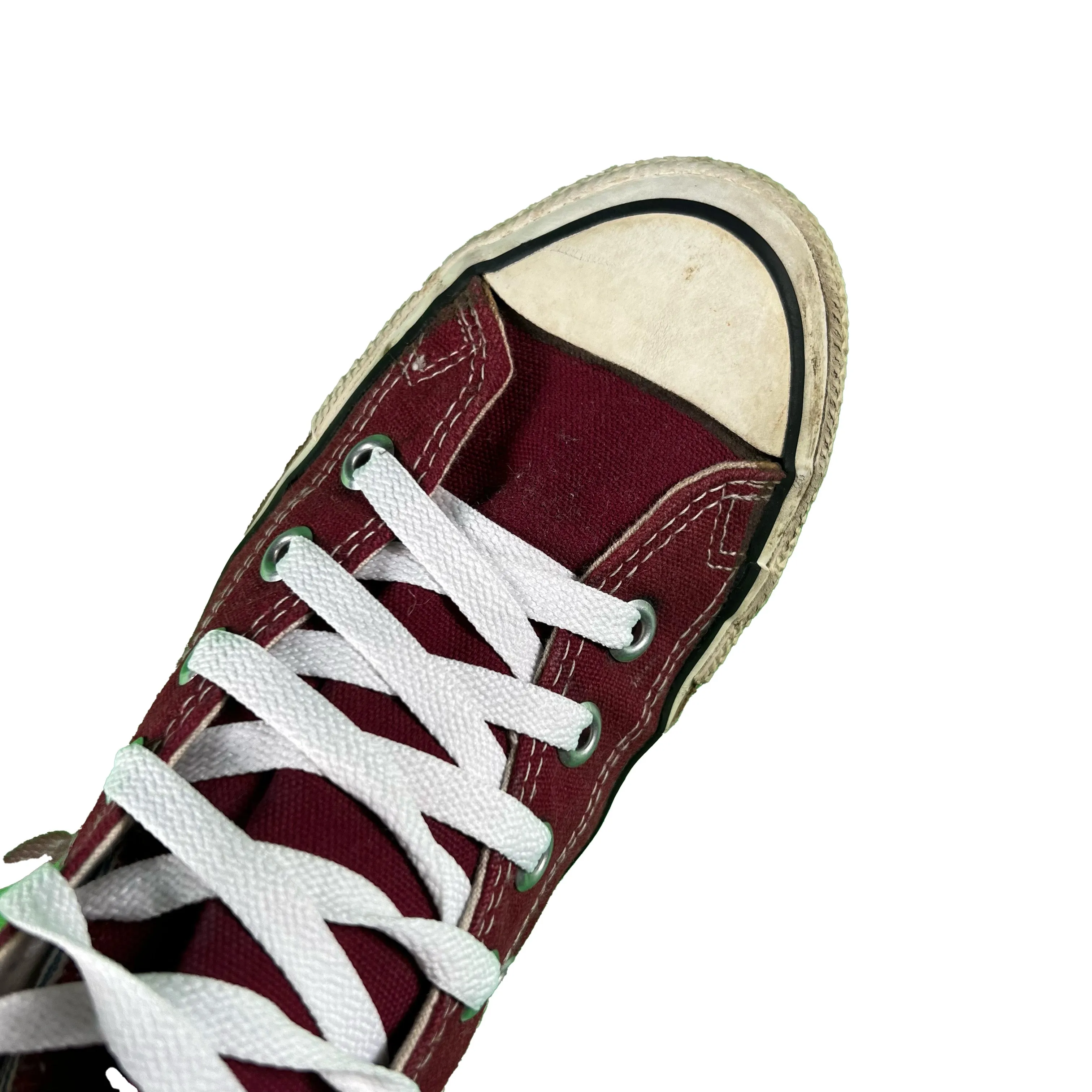 80s Made in USA Burgundy Converse- M's 6, W's 7.5