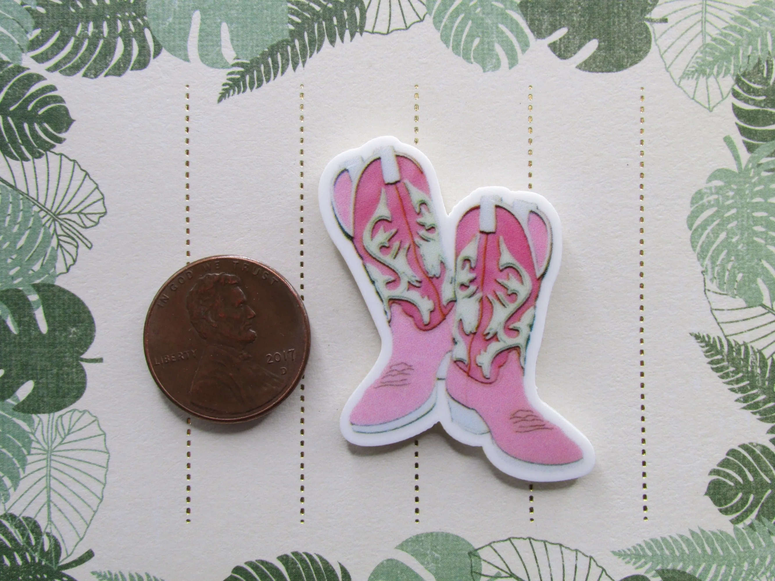 A Pair of Pink Boots Needle Minder, Cover Minder, Magnet