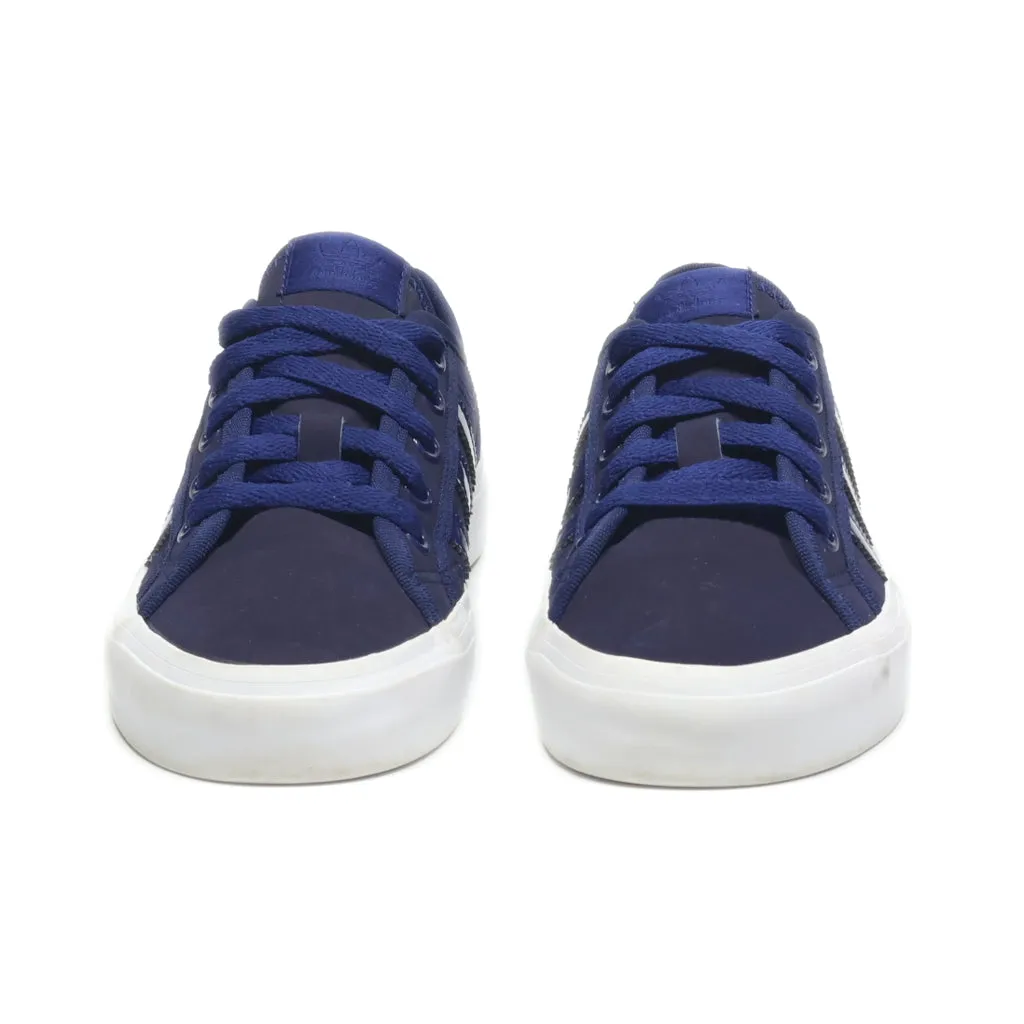 Adidas Nizza Sneakers Leather Blue Colour For Kids