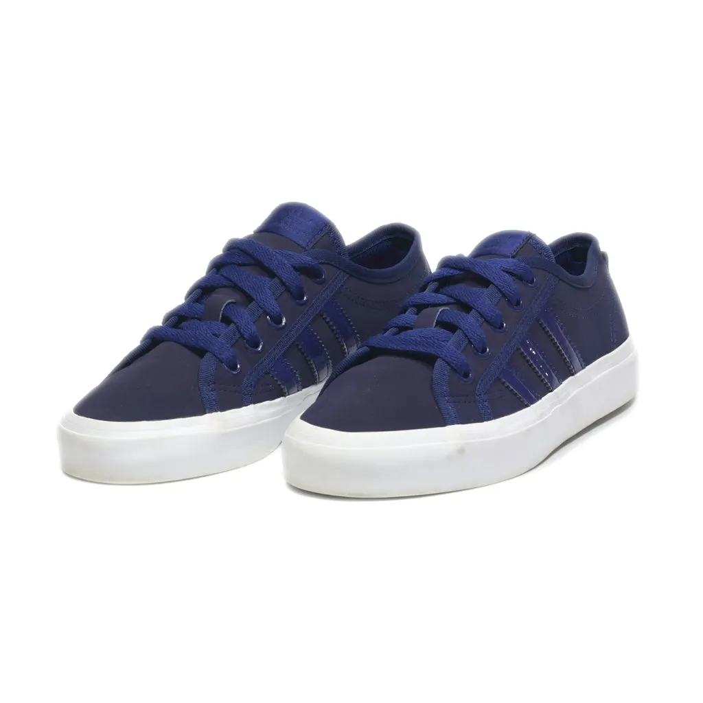 Adidas Nizza Sneakers Leather Blue Colour For Kids