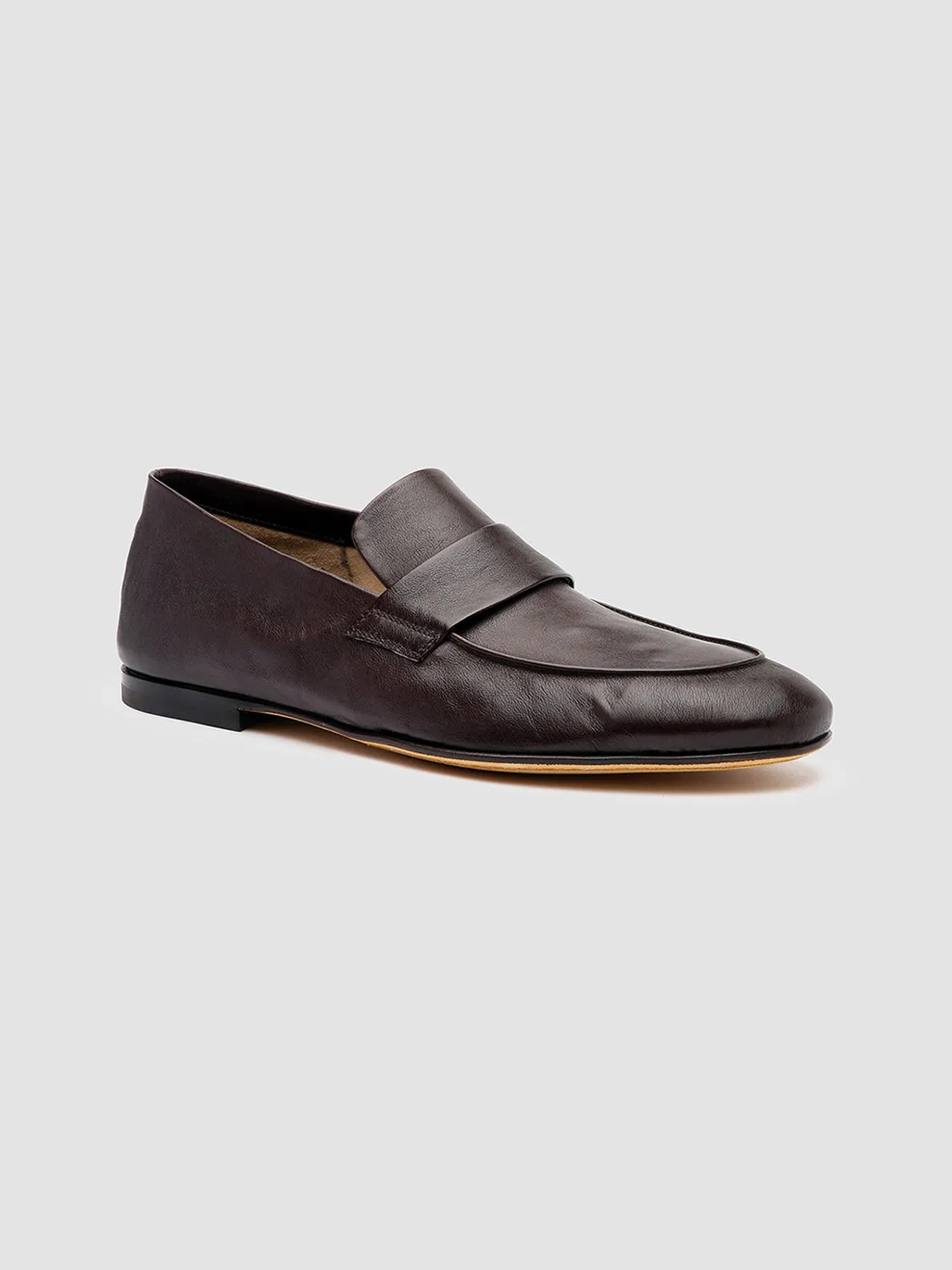 AIRTO 001 - Brown Leather Penny Loafers