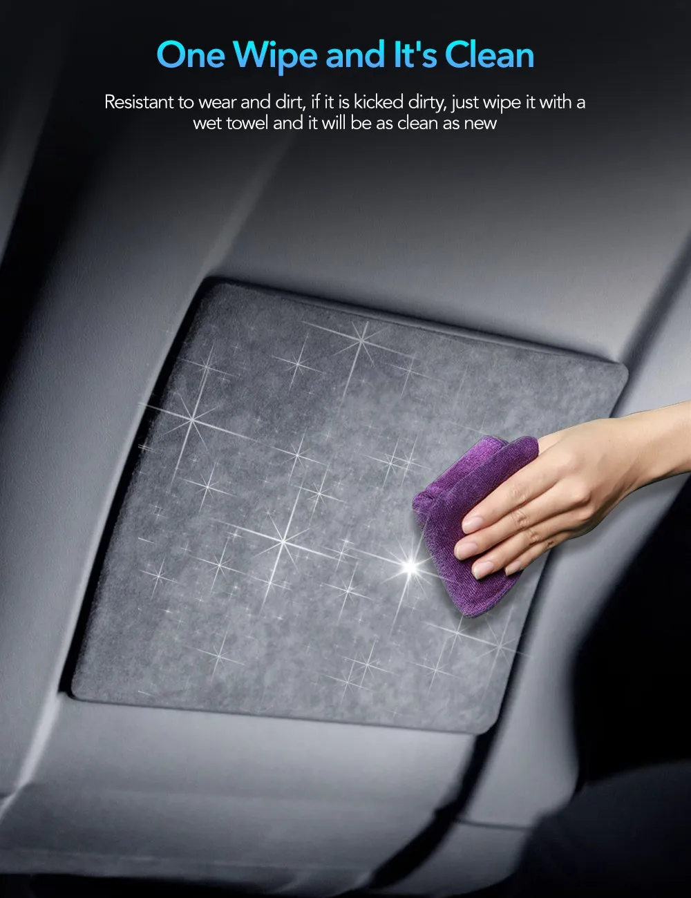 Alcantara Seat Back Protector for Tesla Model 3 Highland