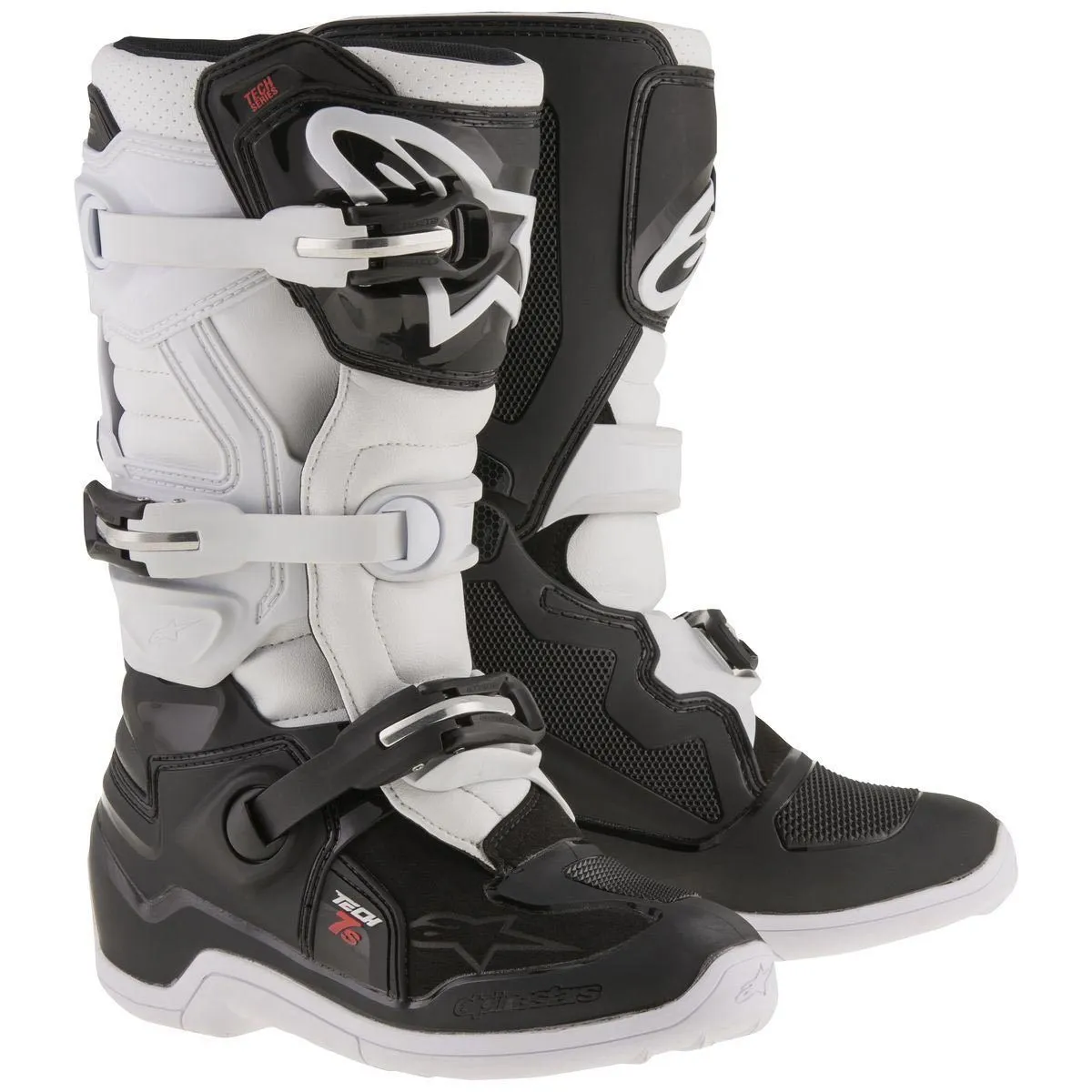 Alpinestars Tech 7S Youth Black/White Motocross Boots