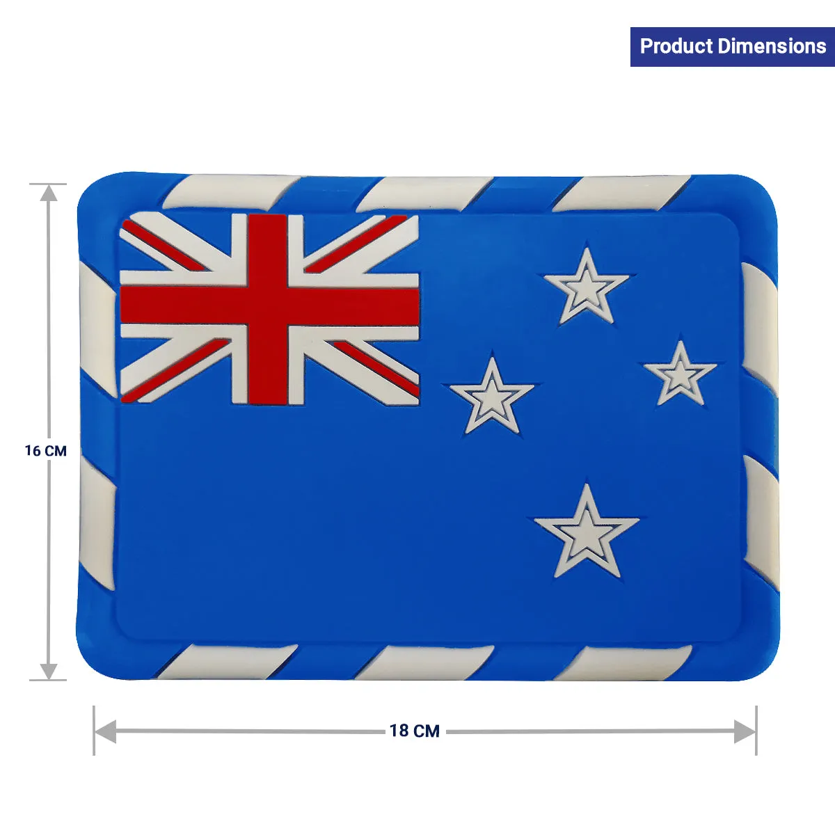 Anti Slip Mat for Car Dasboard, Anti Skid & Non Slip Pad, Multipurpose Mats Use for All Cars, Office, Home, Kitchen, Desk & Table, Australia Flag Design, 1 Piece (Small Size 18 x 13 cm)