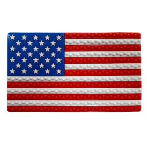 Anti Slip Mat for Car Dasboard, Anti Skid & Non Slip Pad, Multipurpose Mats Use for All Cars, Office, Home, Kitchen, Desk & Table, US Flag Design, 1 Piece (Big Size 25 x 15 cm)