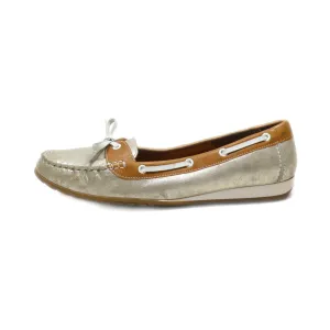 Ara Loafers Leather Silver Colour For Women