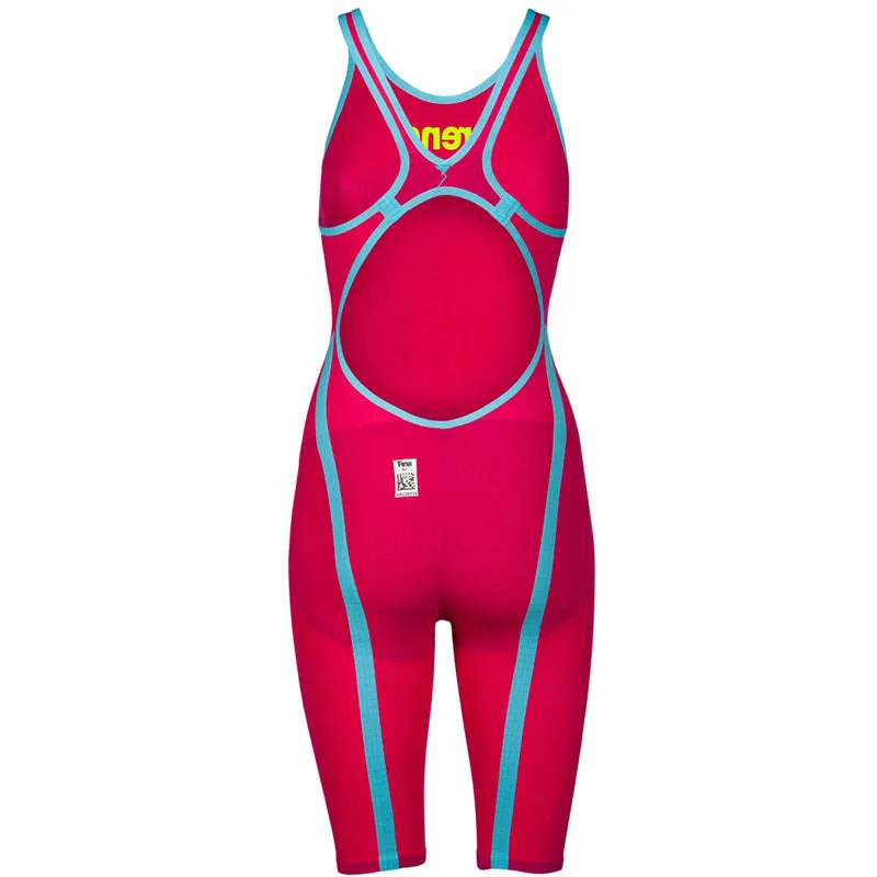 Arena - Powerskin Carbon-Flex VX Open Back – Red/Turquoise