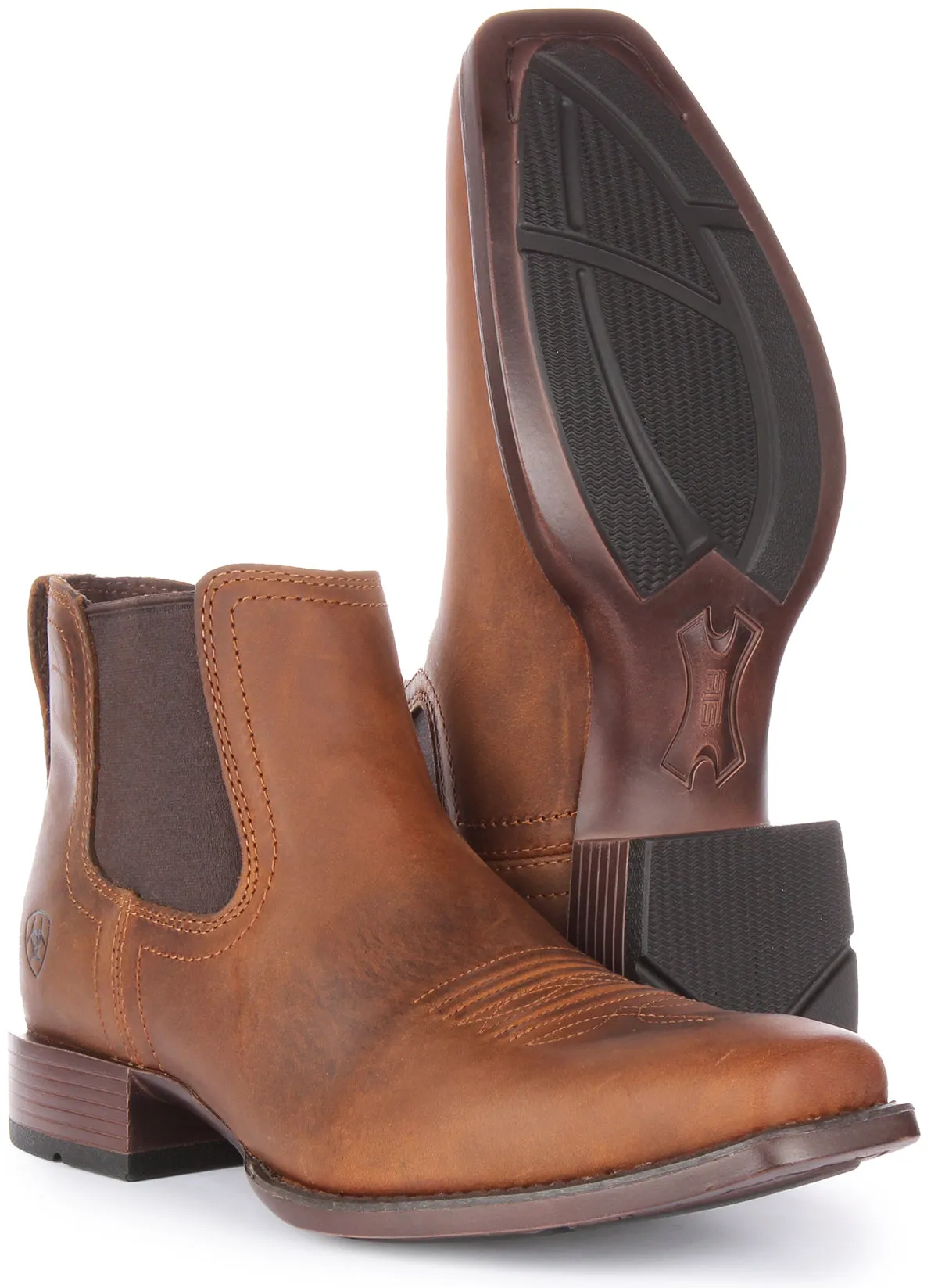 Ariat Booker Ultra Chelsea In Brown For Men