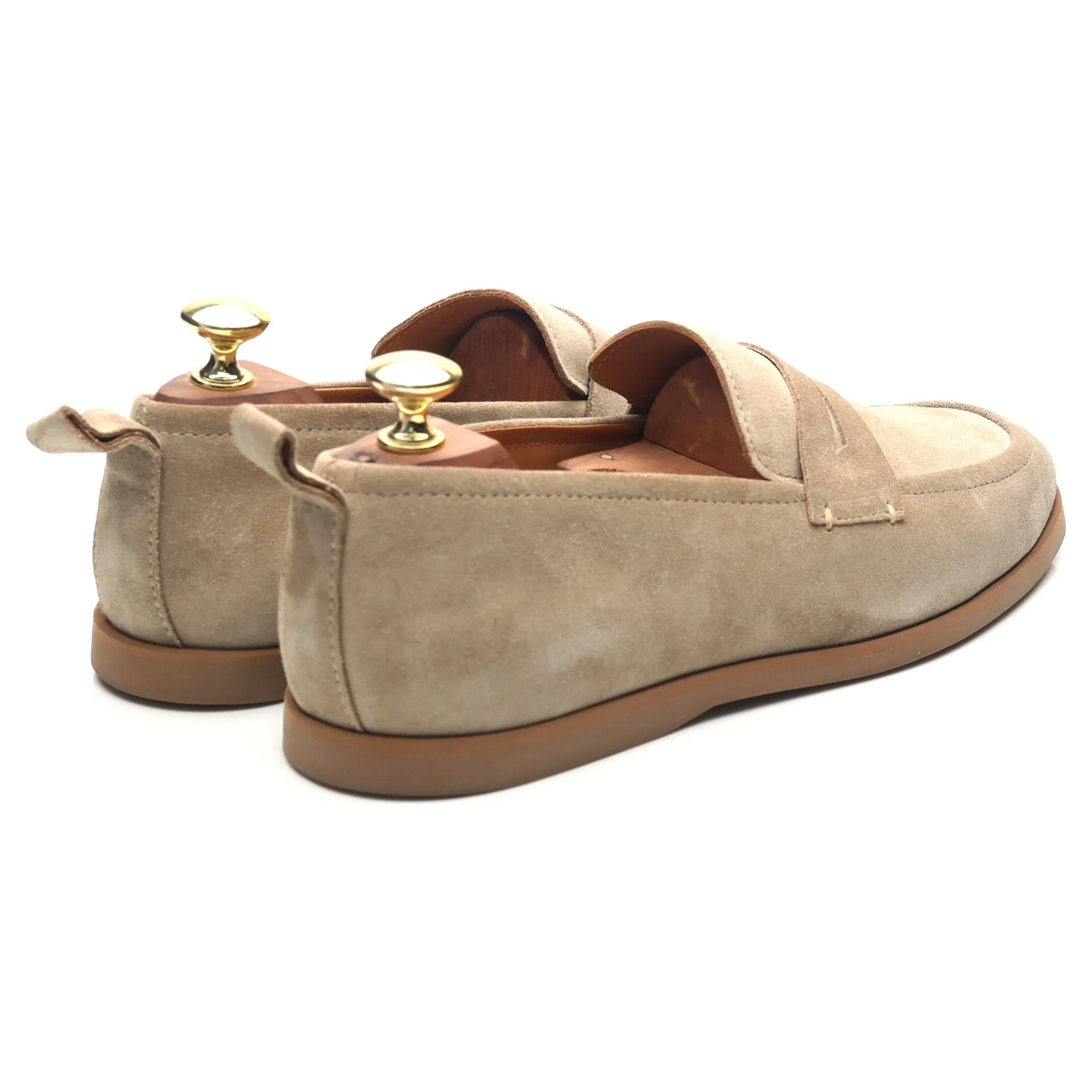 Beige Suede Loafers UK 7.5