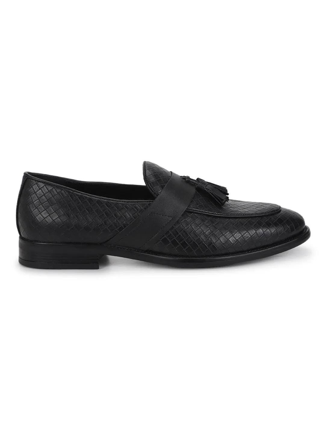 Black PU Men Loafers (TC-SM-5027-BLKPU)