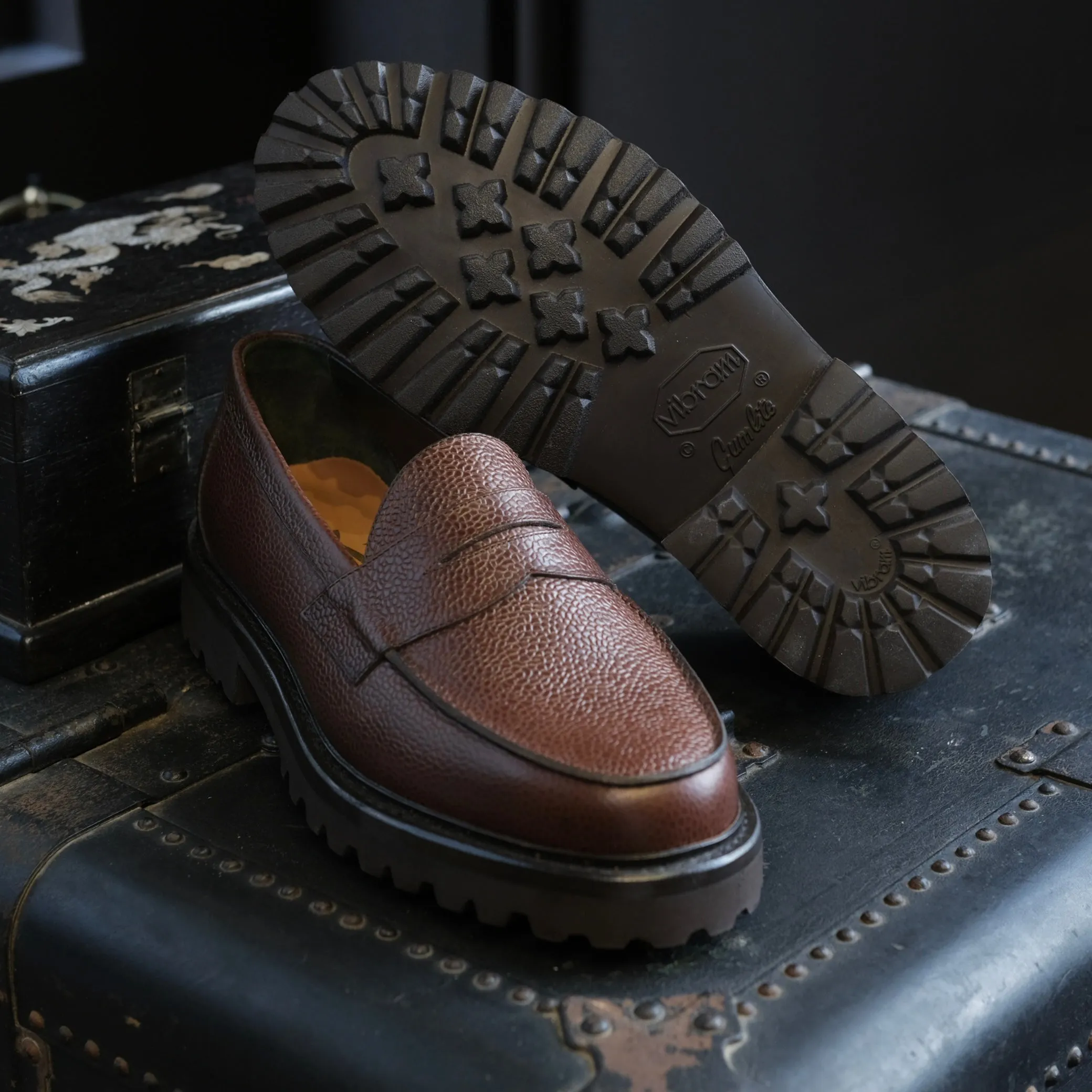 Blackstock & Weber Ellis Penny Loafer Vibram 1757 (Chocolate)