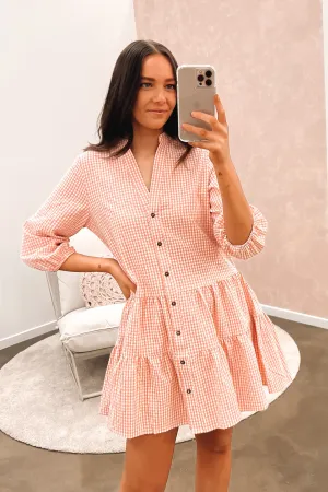 Boneca Mini Dress Pink Check