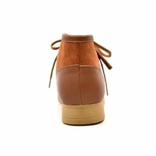 British Walkers New Castle Wallabee Boots Men's Tan Leather