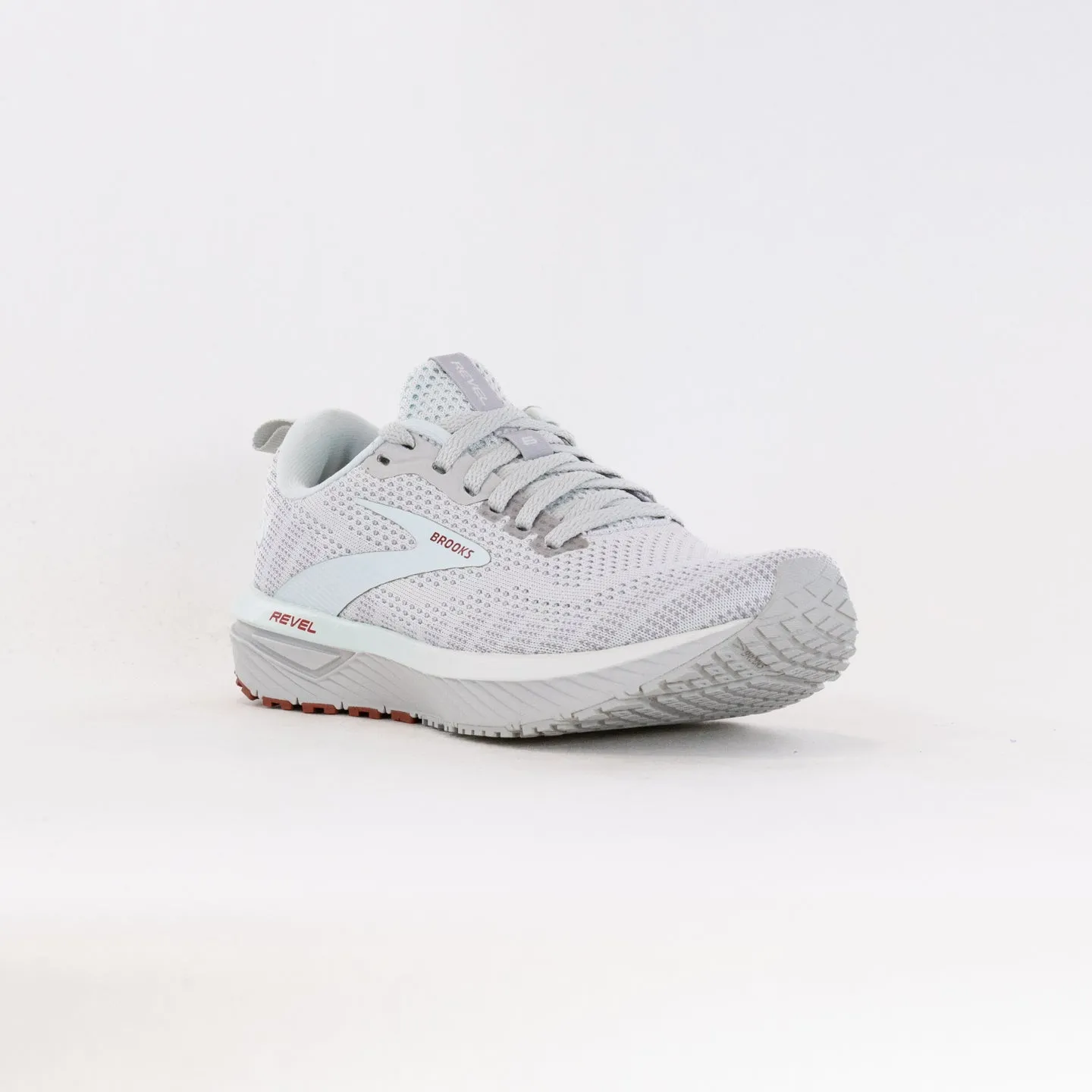 Brooks Revel 6 (Women's) - Oyster Mushroom/Alloy/Blue