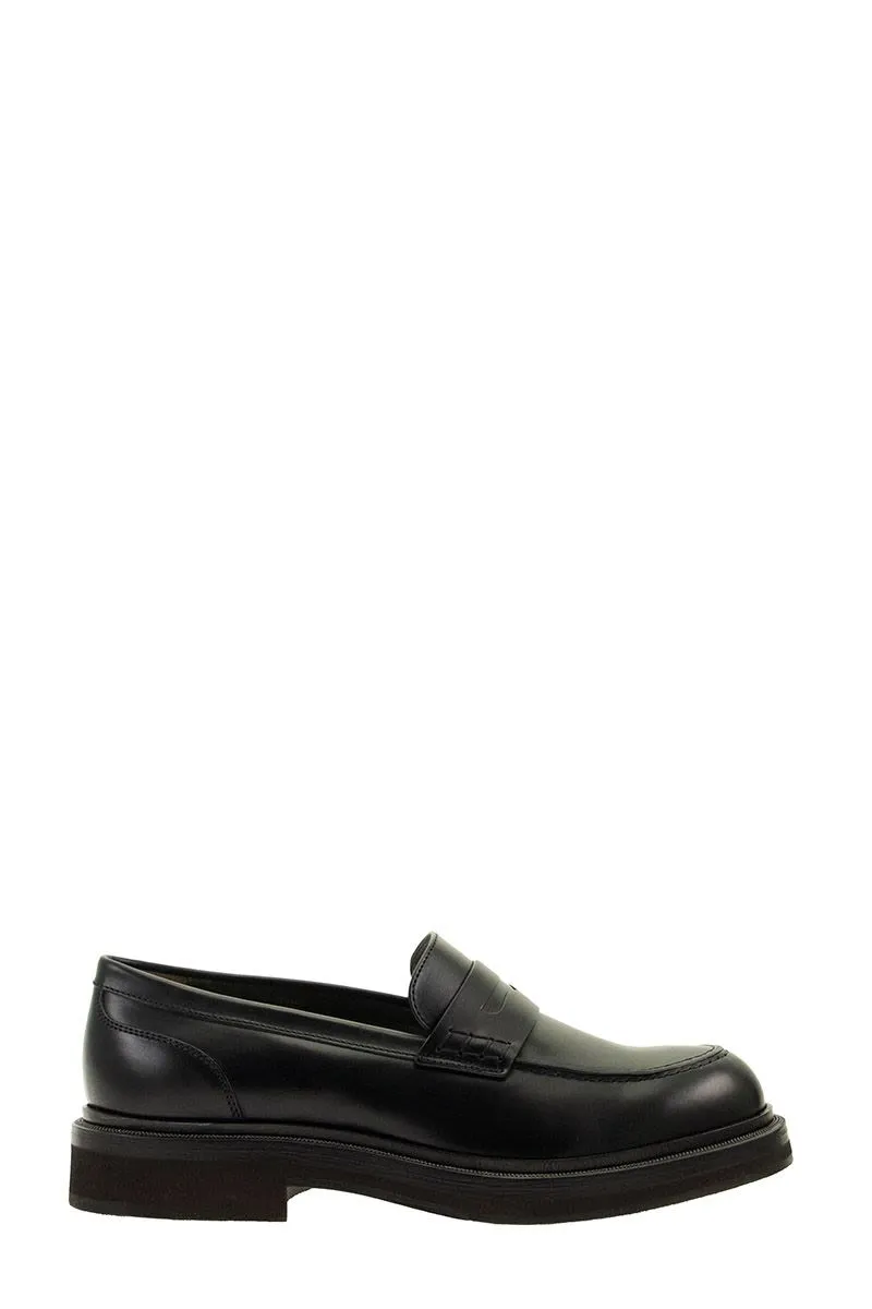 Brunello Cucinelli Penny Bar Loafers