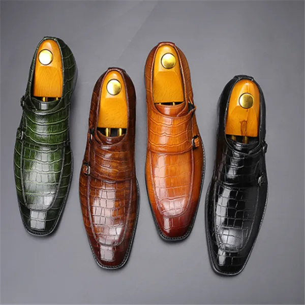 Business pointed leather shoes | Brodtica.com