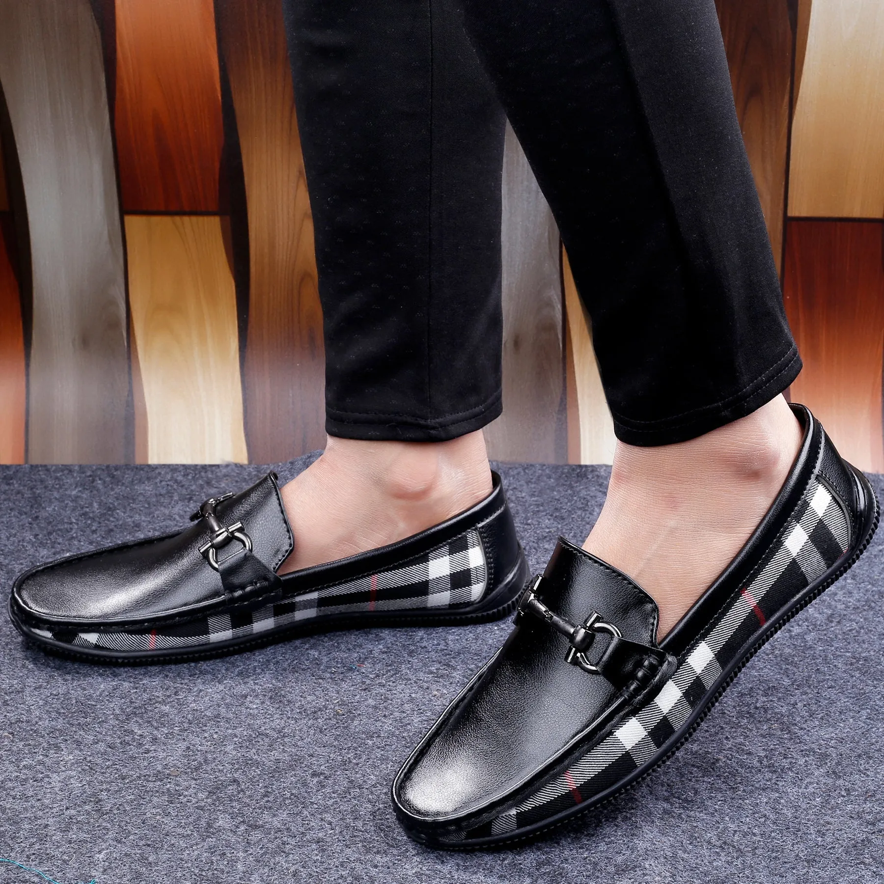 Bxxy's Men's Street Style Casual Slip-ons