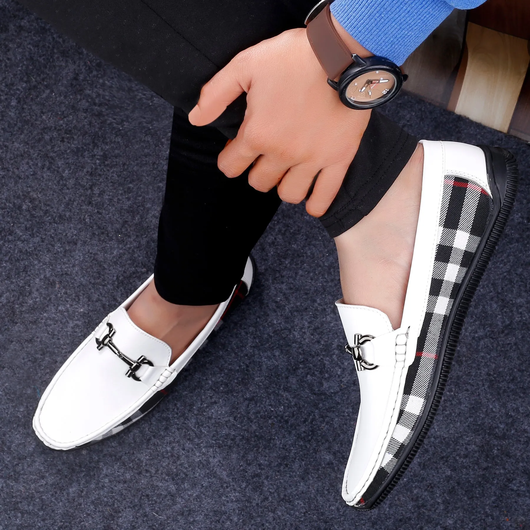 Bxxy's Men's Street Style Casual Slip-ons