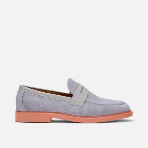 Calum Gray Leather Penny Loafers