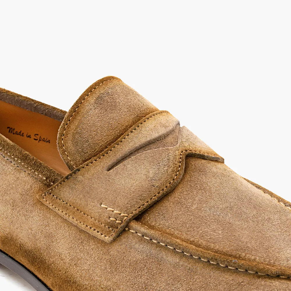 Caro Suede Penny Loafer