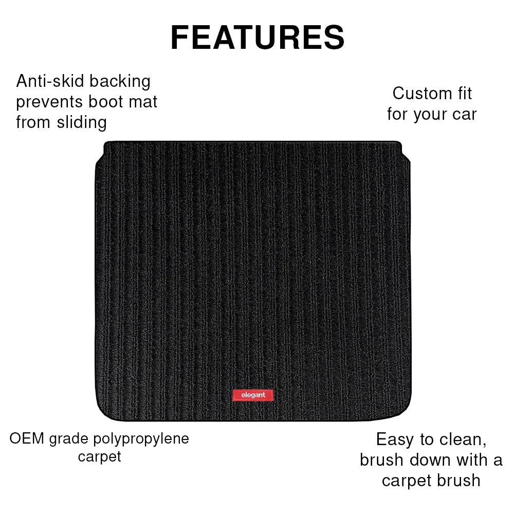 Carpet Car Dicky Mat Black For Nissan Kicks