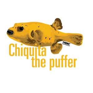 Chiquita the Puffer Sticker