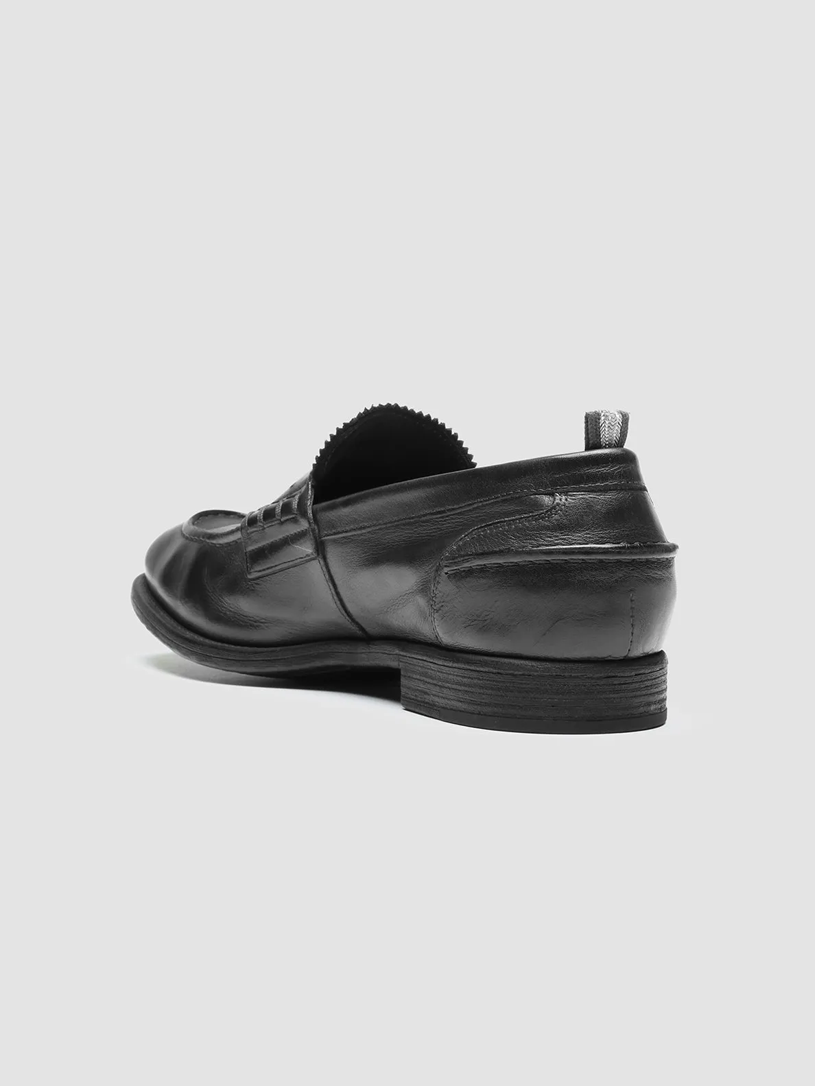 CHRONICLE 144 - Black Leather Penny Loafers