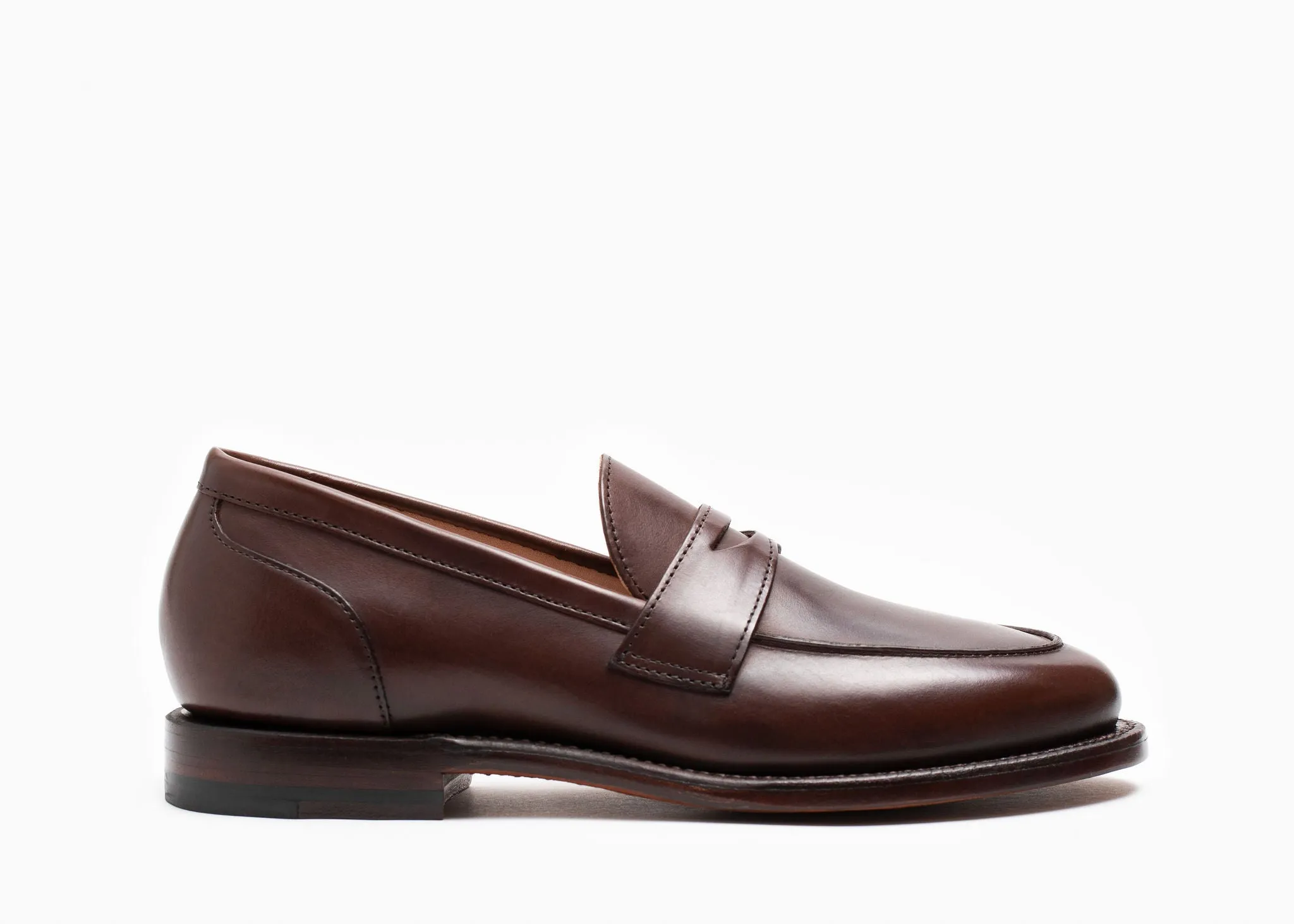 Clara Penny Loafer Tobacco Calf