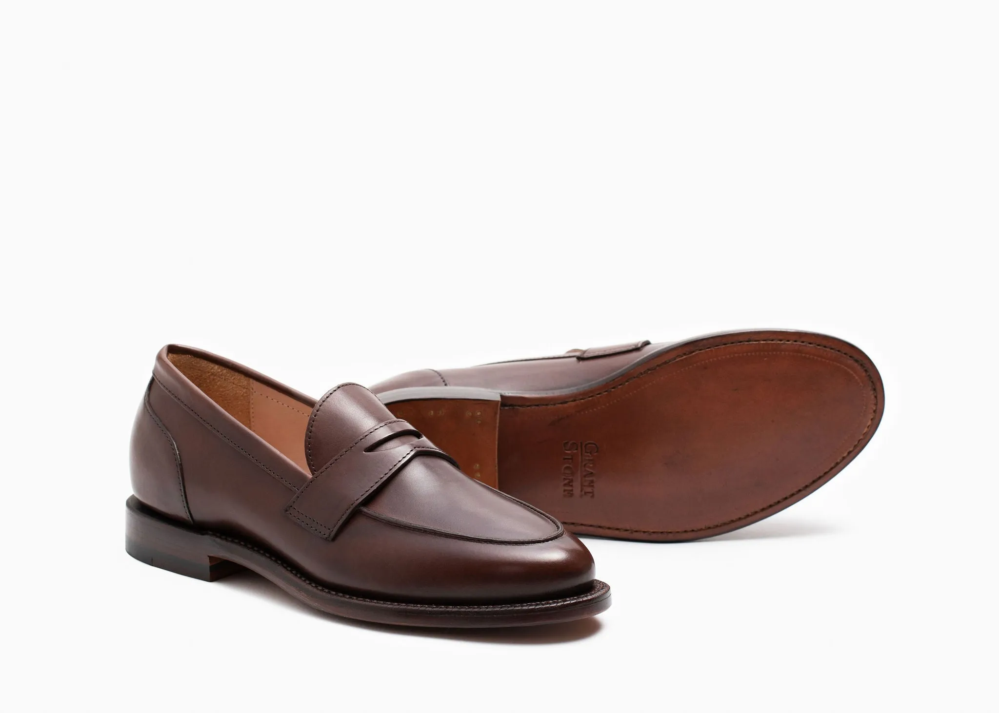 Clara Penny Loafer Tobacco Calf