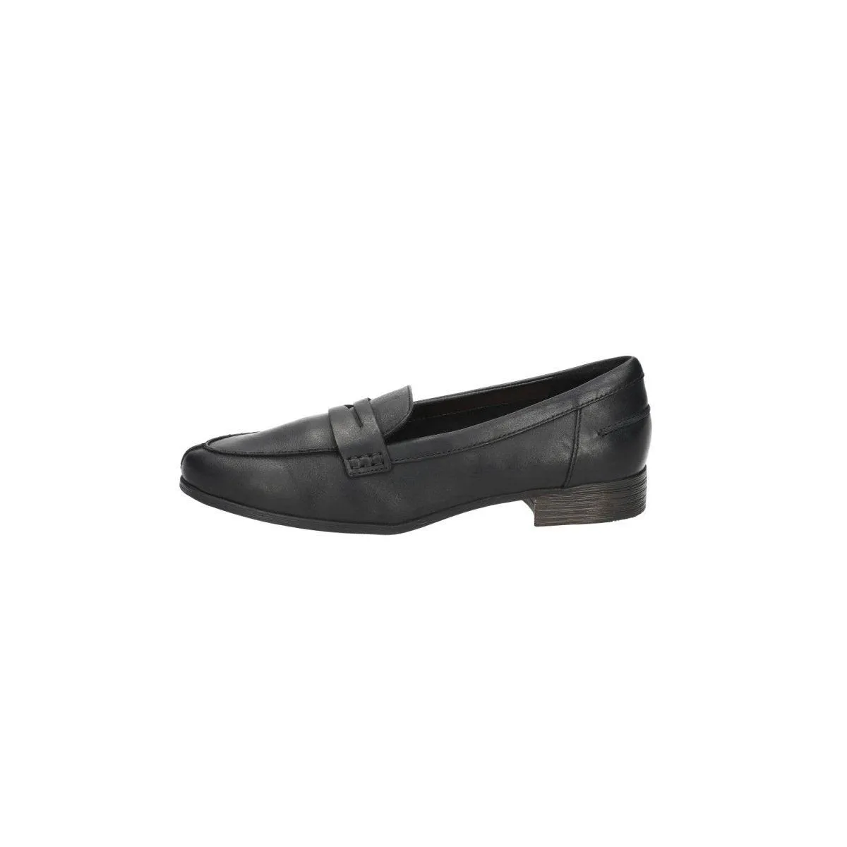 Clarks Hamble Penny Formal Slip Ons Formal Black Colour For Men