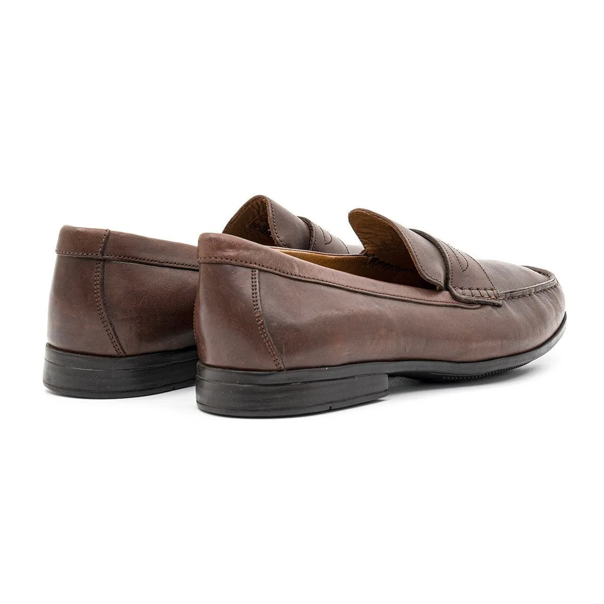 Clarks Penny Loafers Leather Brown Colour For Men