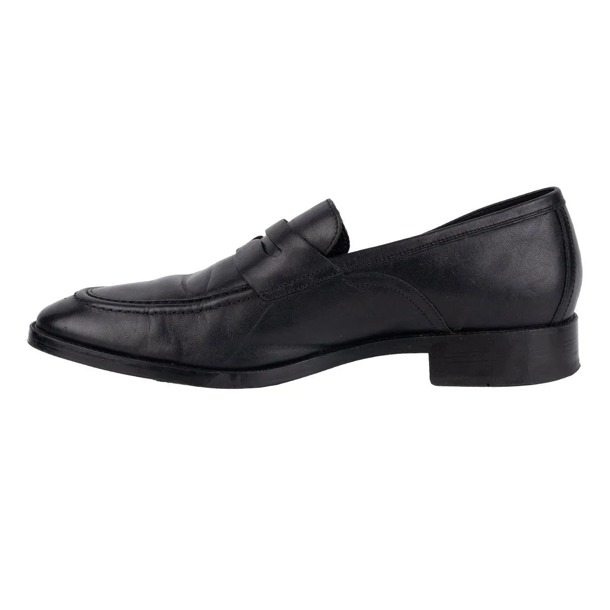 Cole Haan Hawthorne Penny Formal Slip Ons Leather Black Colour For Men