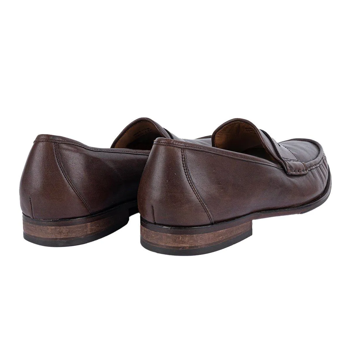 Cole Haan Pinch Penny Formal Slip Ons Leather Brown Colour For Men