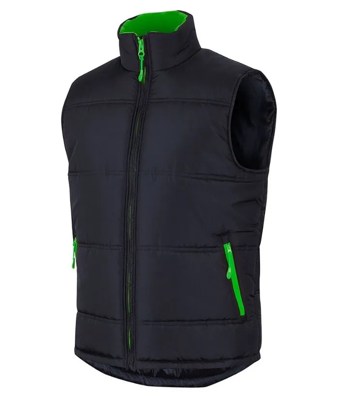 Contrast Puffer Vest