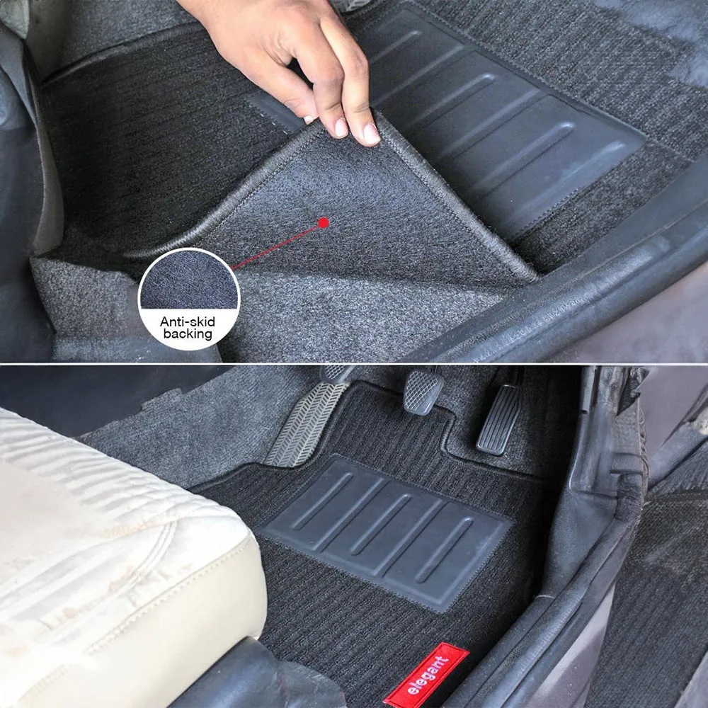 Cord Carpet Car Floor Mat For Nissan Kicks