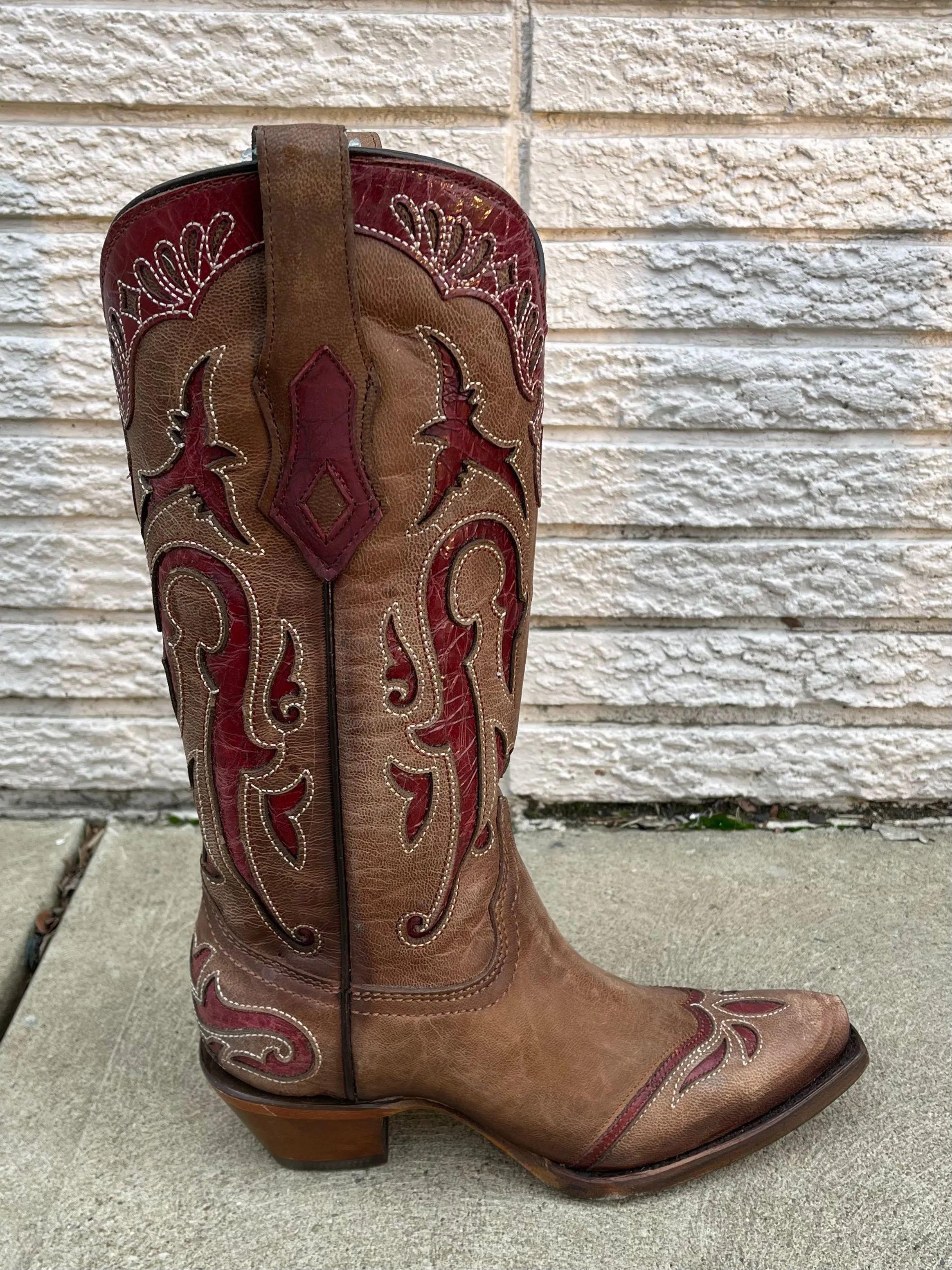 Corral Women's Orix Inlay Cowgirl Boots C3924