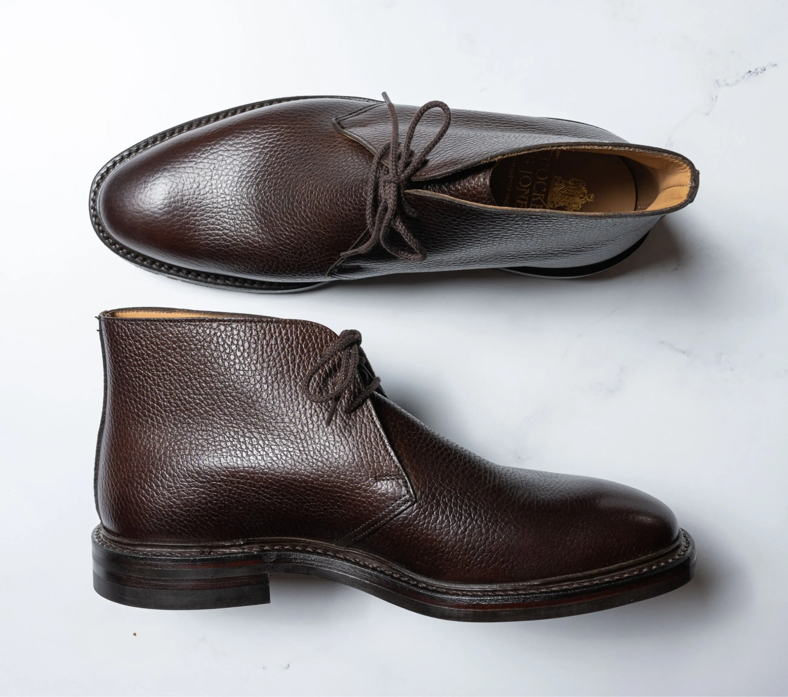 Crockett & Jones Brecon Chukka - Dark Brown Country Calf