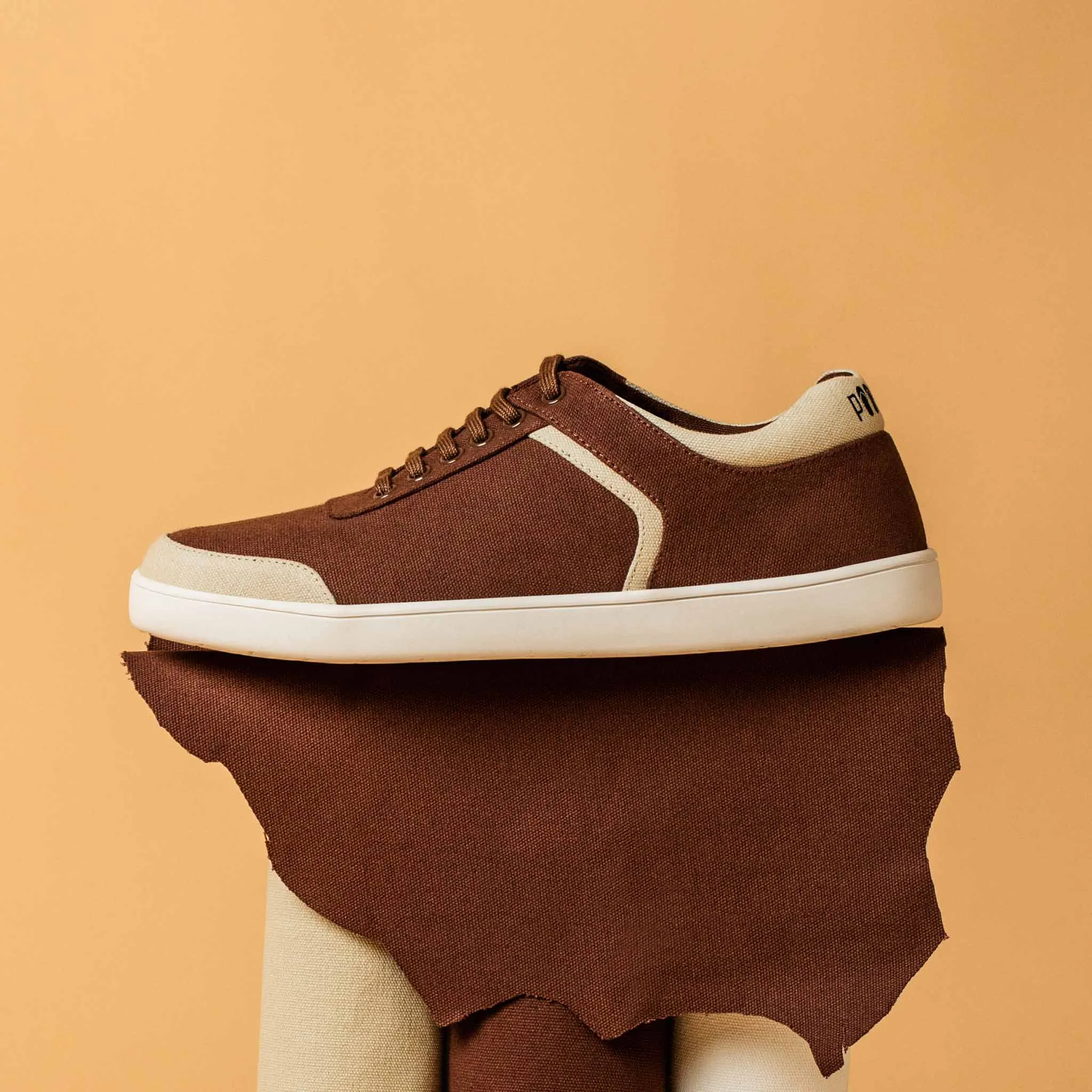 Dan Eco-Sole Sneakers Brown and Beige Women Thrift Edit