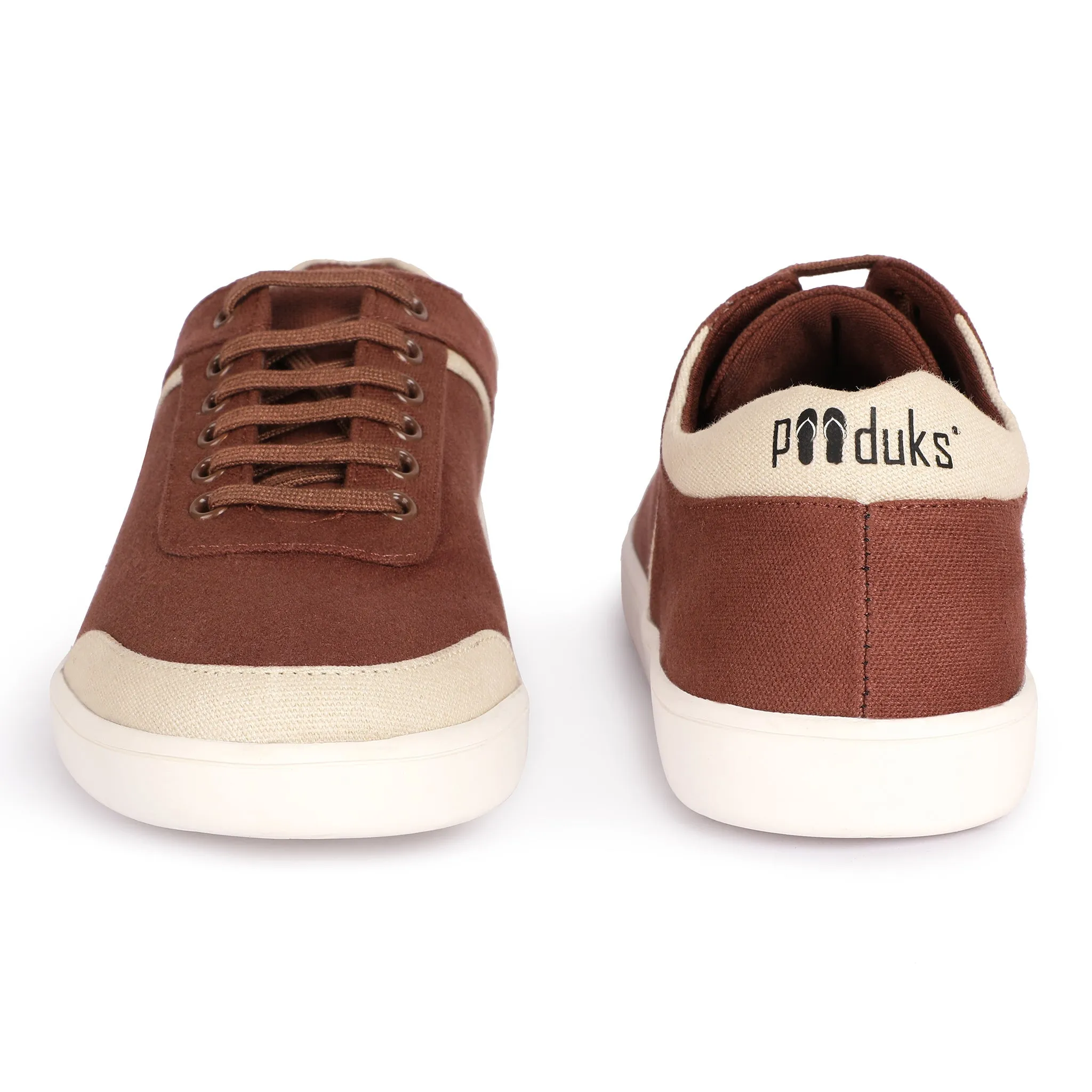 Dan Eco-Sole Sneakers Brown and Beige Women Thrift Edit