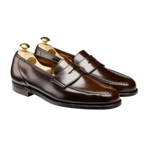 Dark Brown Harvard Cordovan Penny Loafer