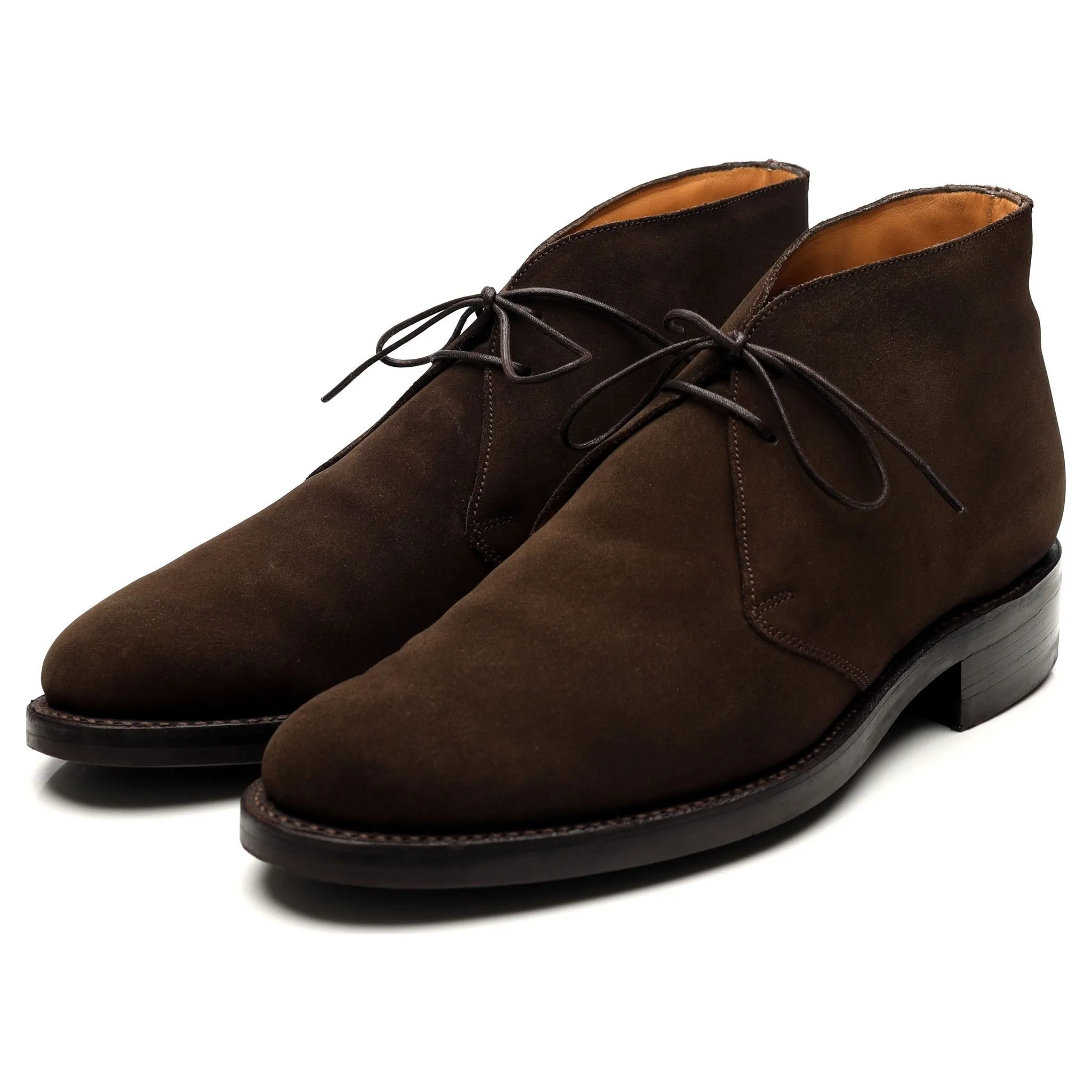 Dark Brown Suede Chukka Boots UK 9 F