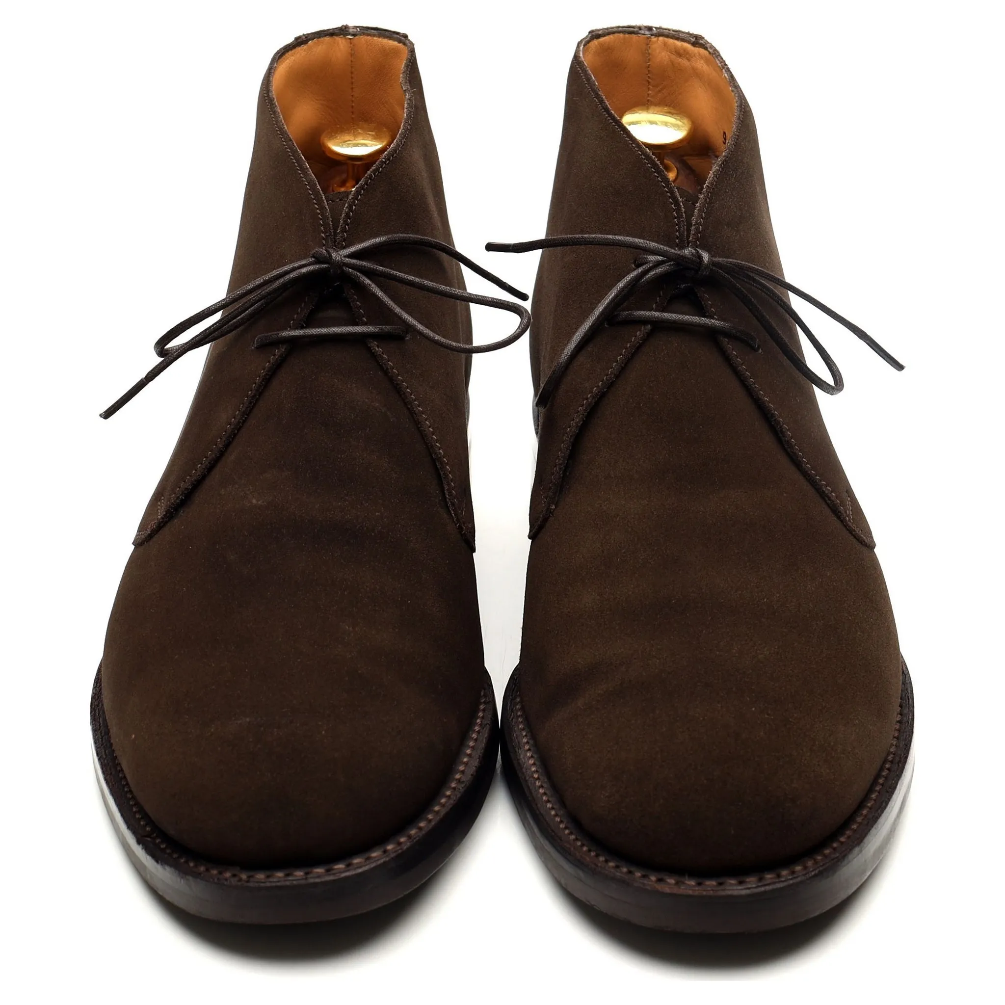 Dark Brown Suede Chukka Boots UK 9 F