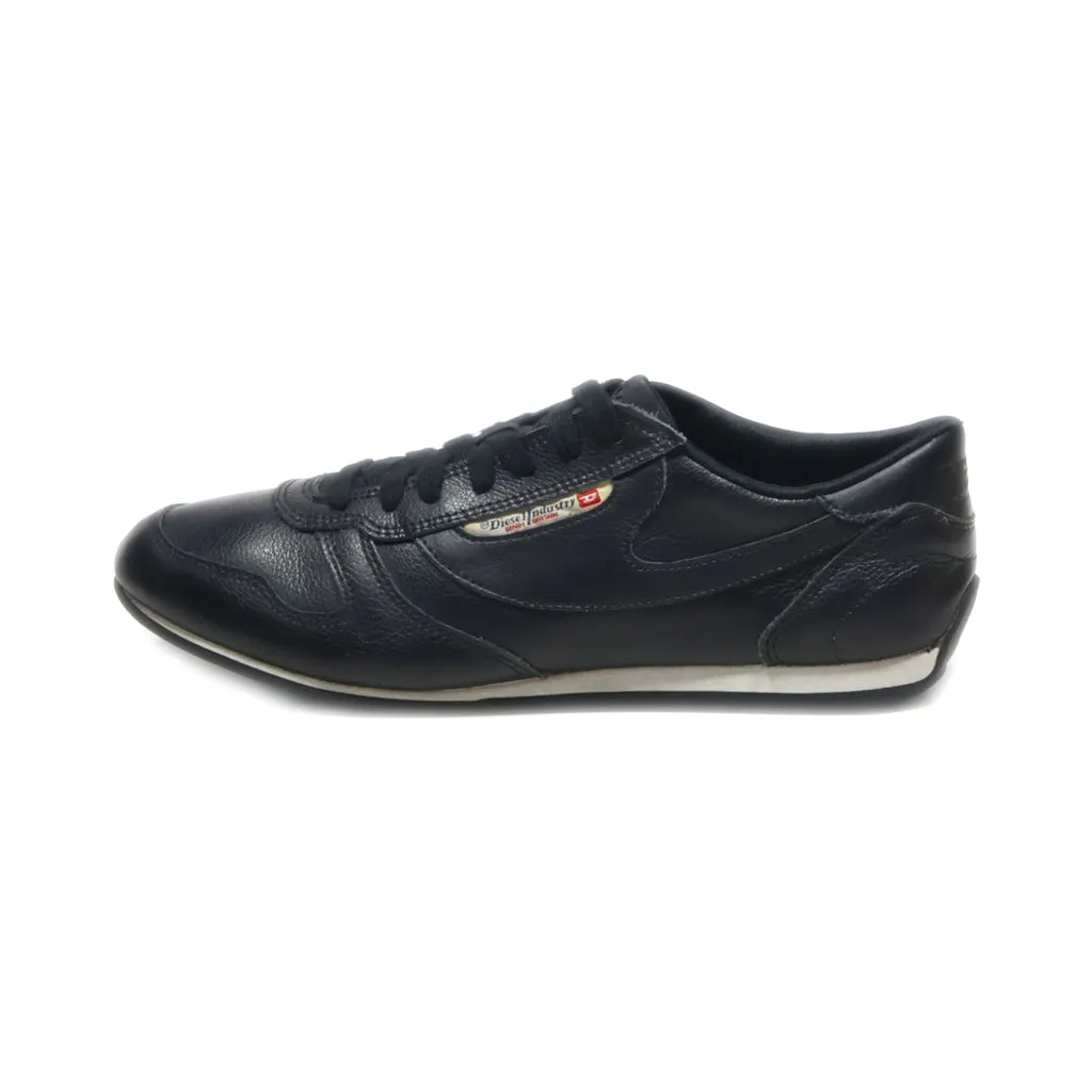 Diesel Low-Top Sneakers Leather Black Colour For Women