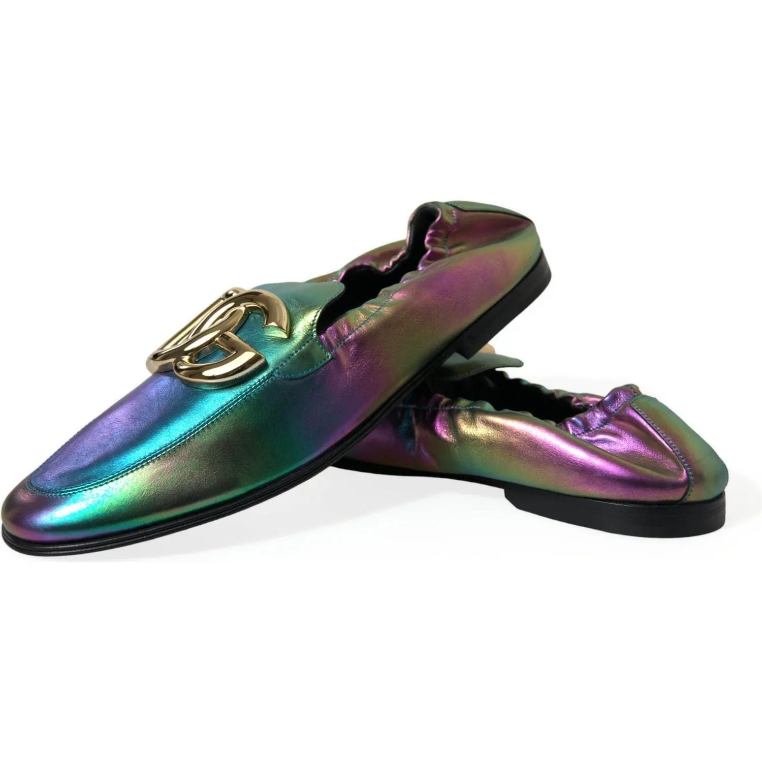 Dolce & Gabbana Elegant Iridescent Loafers for Gents