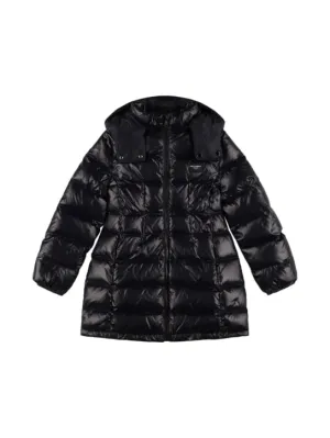 Dolce&amp;Gabbana   Hooded poly puffer down jacket 