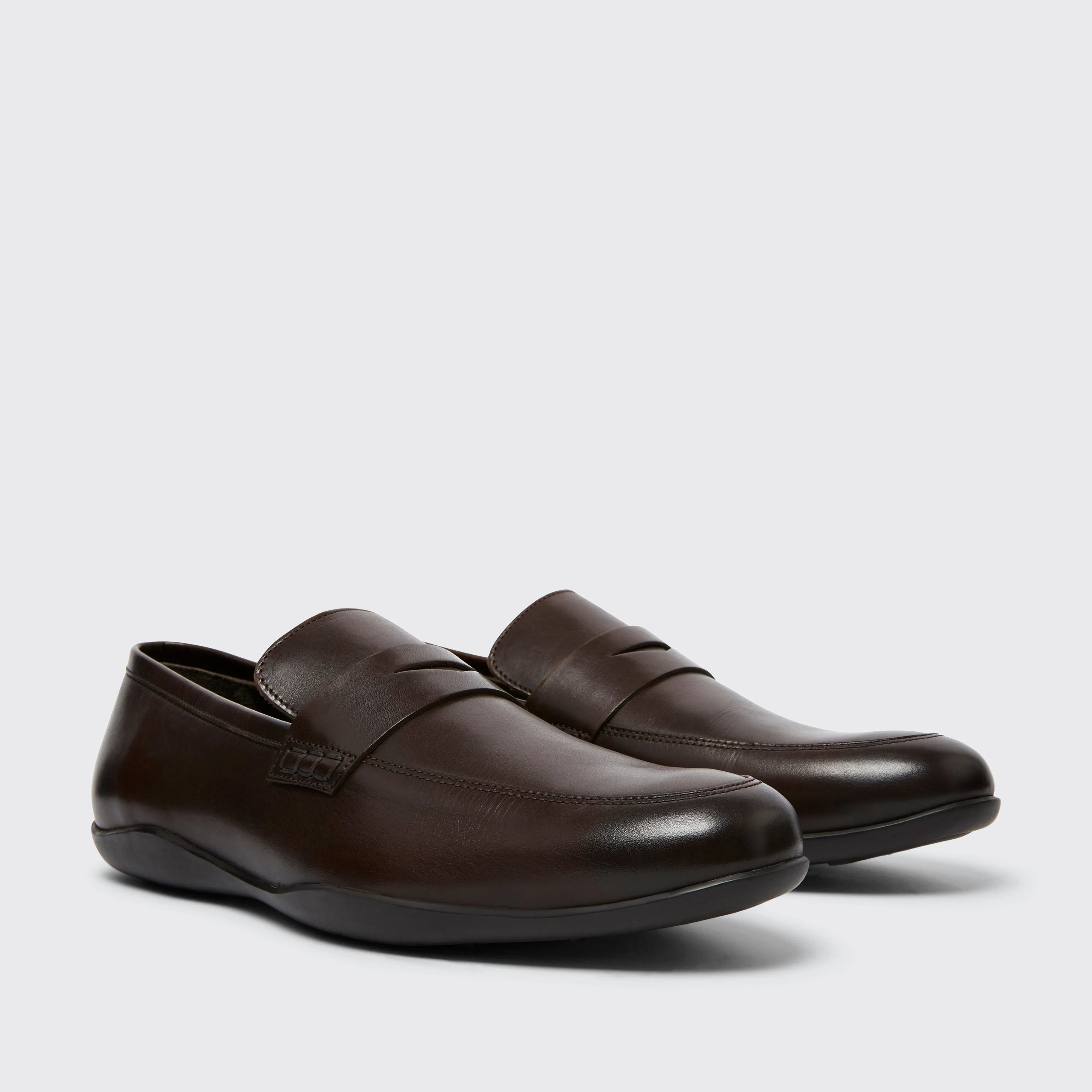 Downing G Satin Calf Dark Brown