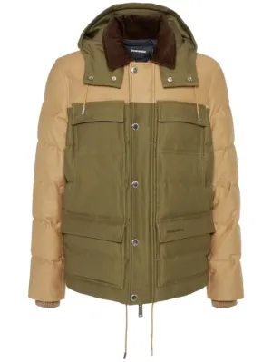 Dsquared2   Cotton utility puffer jacket 